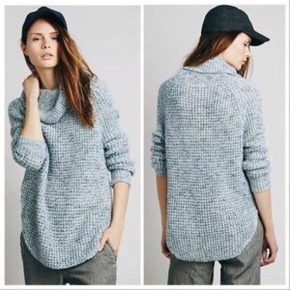 Free People Sweaters - Free People Knit Sweater Dylan Tweedy Turtleneck